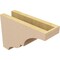 Ekena Millwork 4"W x 12"D x 8"H Classic Asheboro Rough Cedar Woodgrain TimberThane Corbel, Primed Tan CORUR04X12X08ASHRCPR - alternate 6